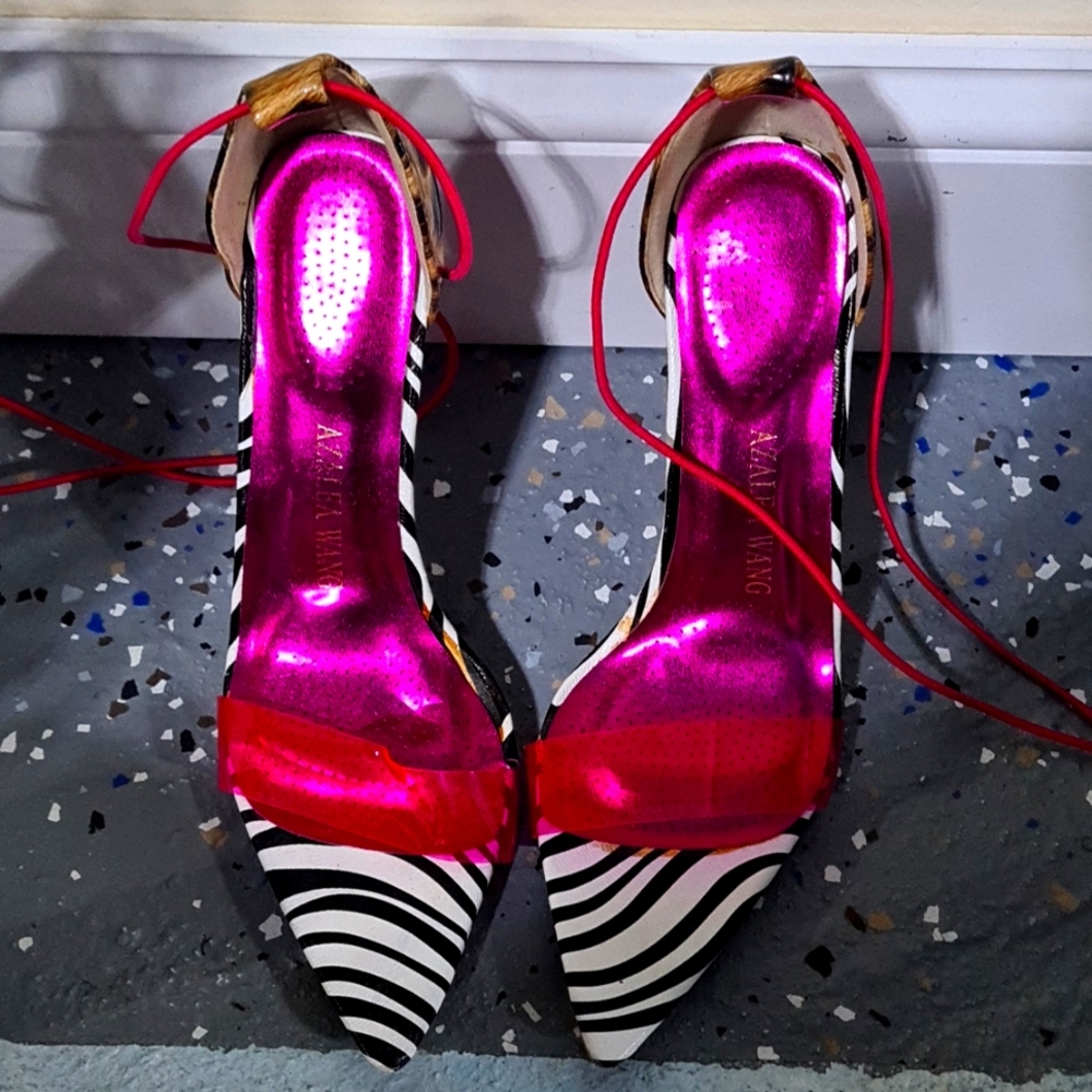 Multi colored heels